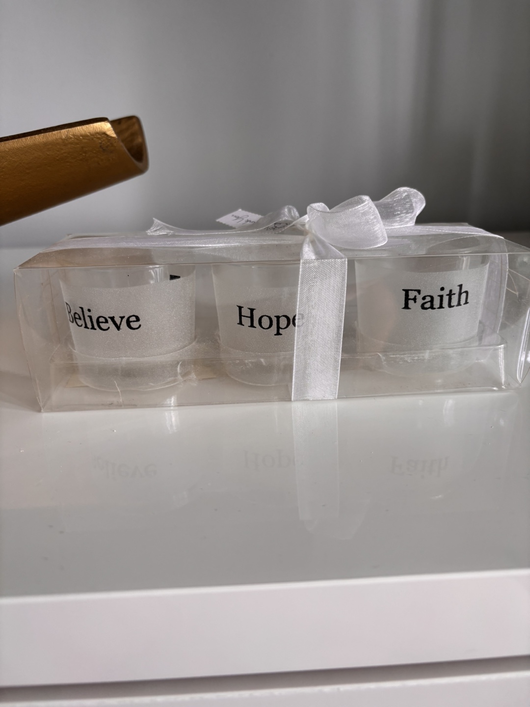 New Glass Candle Holders - Two Sets of 3 - photo 2