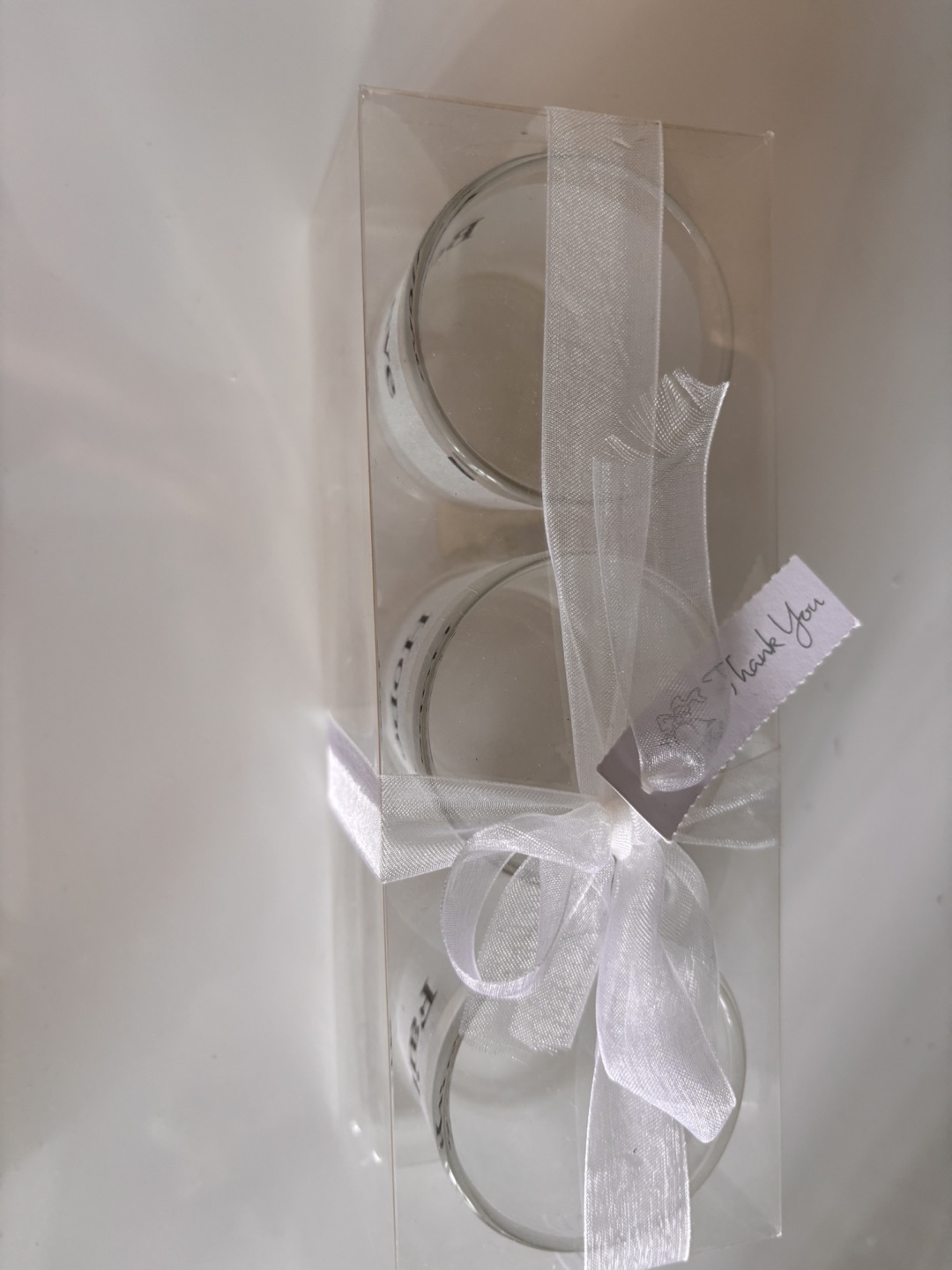 New Glass Candle Holders - Two Sets of 3 - photo 3