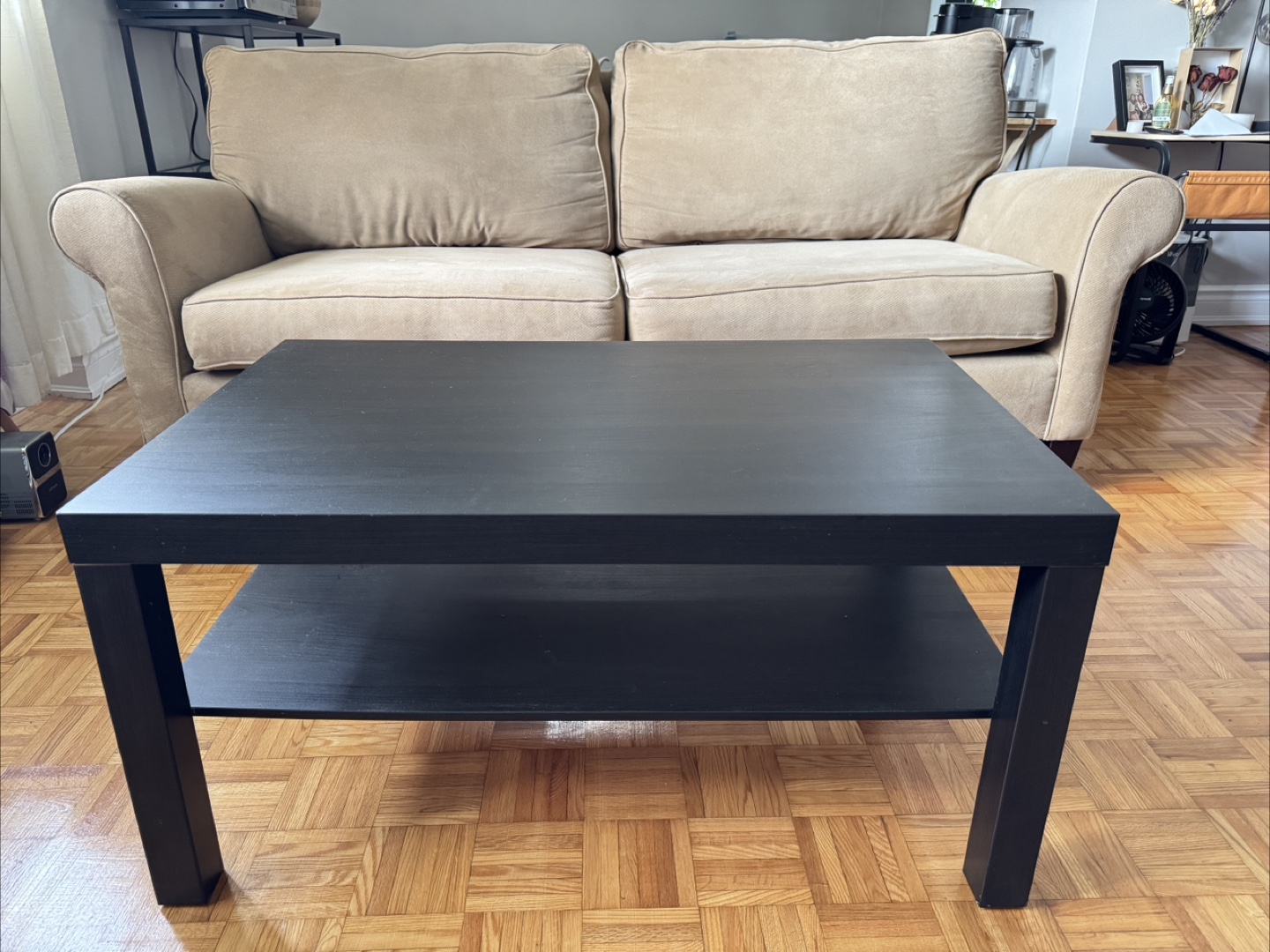 IKEA Lack Black Coffee Table - photo 2
