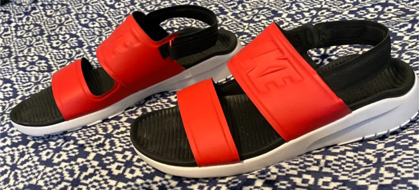 Nike Sandals - Red & Black image indicator(2)