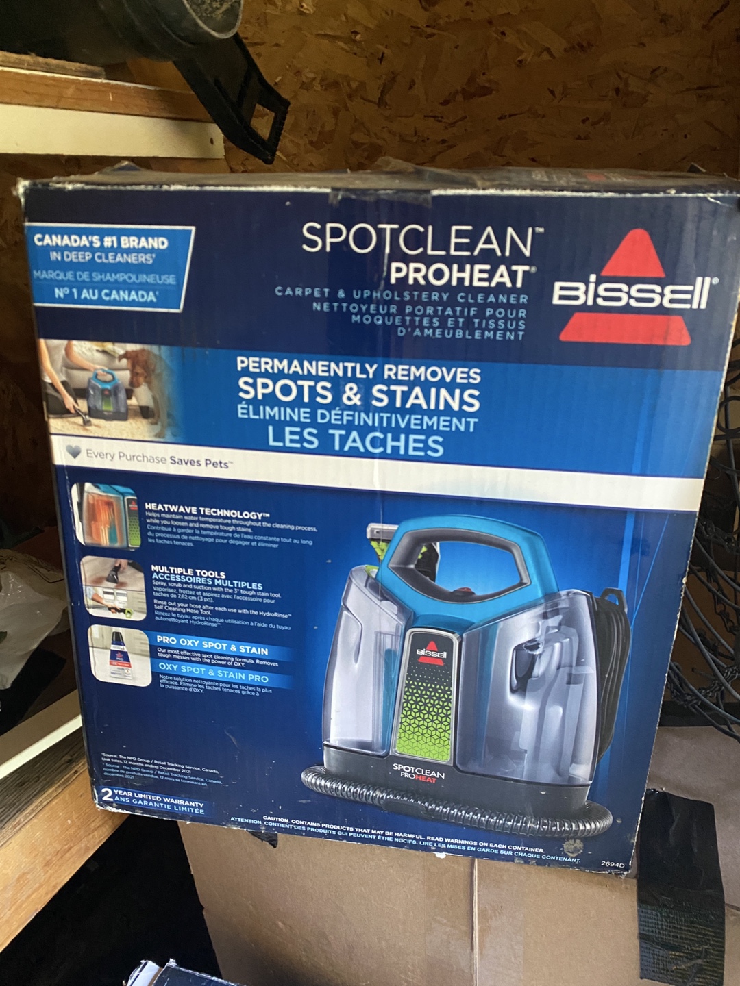 Bissell SpotClean ProHeat Carpet & Upholstery Cleaner
