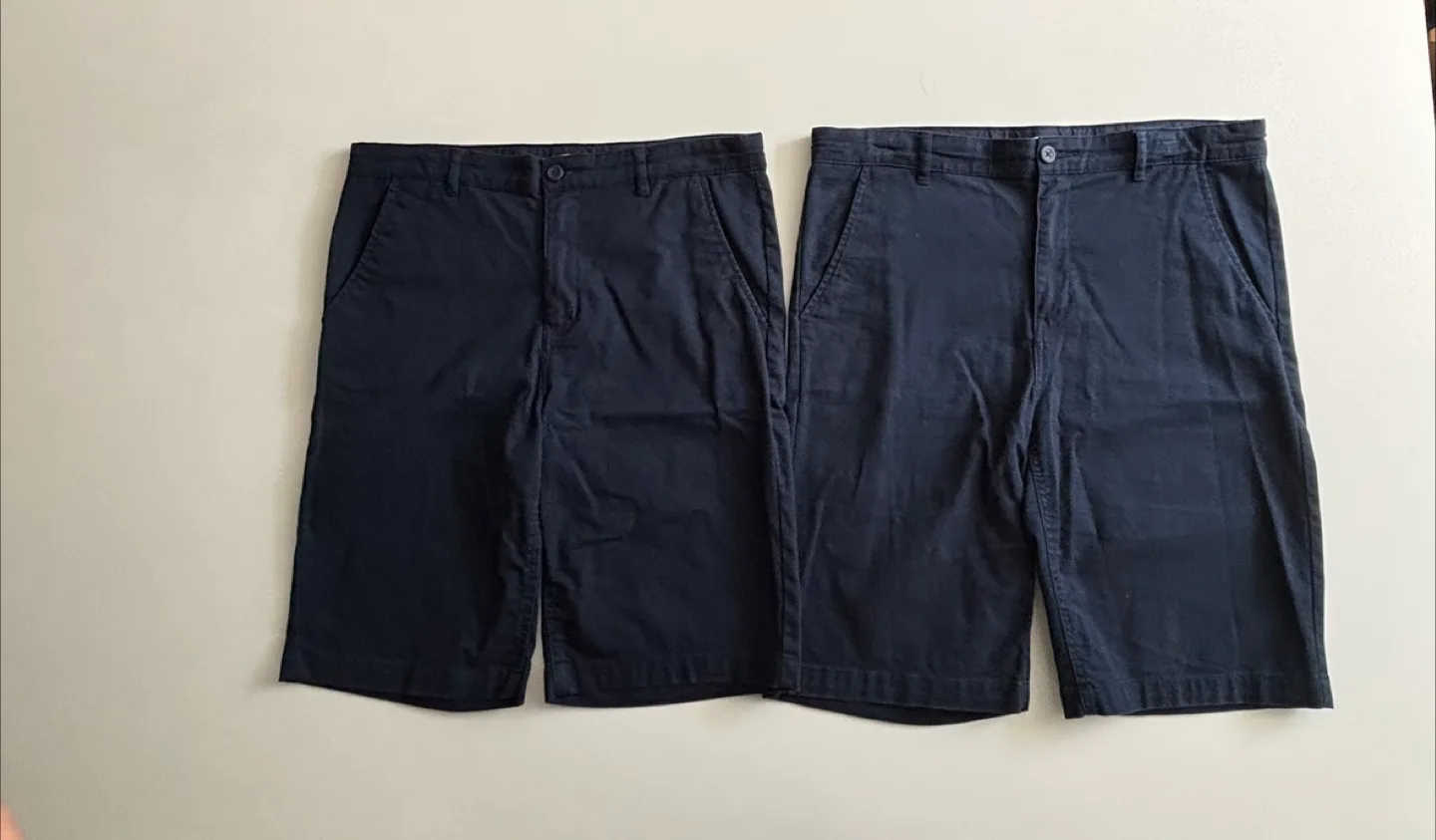 Boys Navy Blue Shorts - Size 16 Plus image indicator(2)