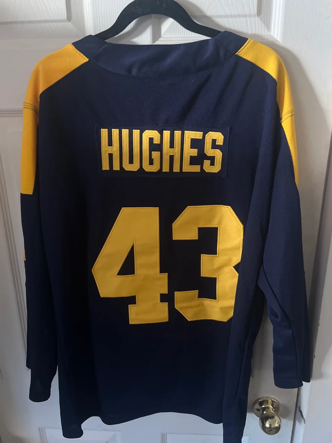 Quinn Hughes Nike Michigan Hockey Jersey image indicator(3)