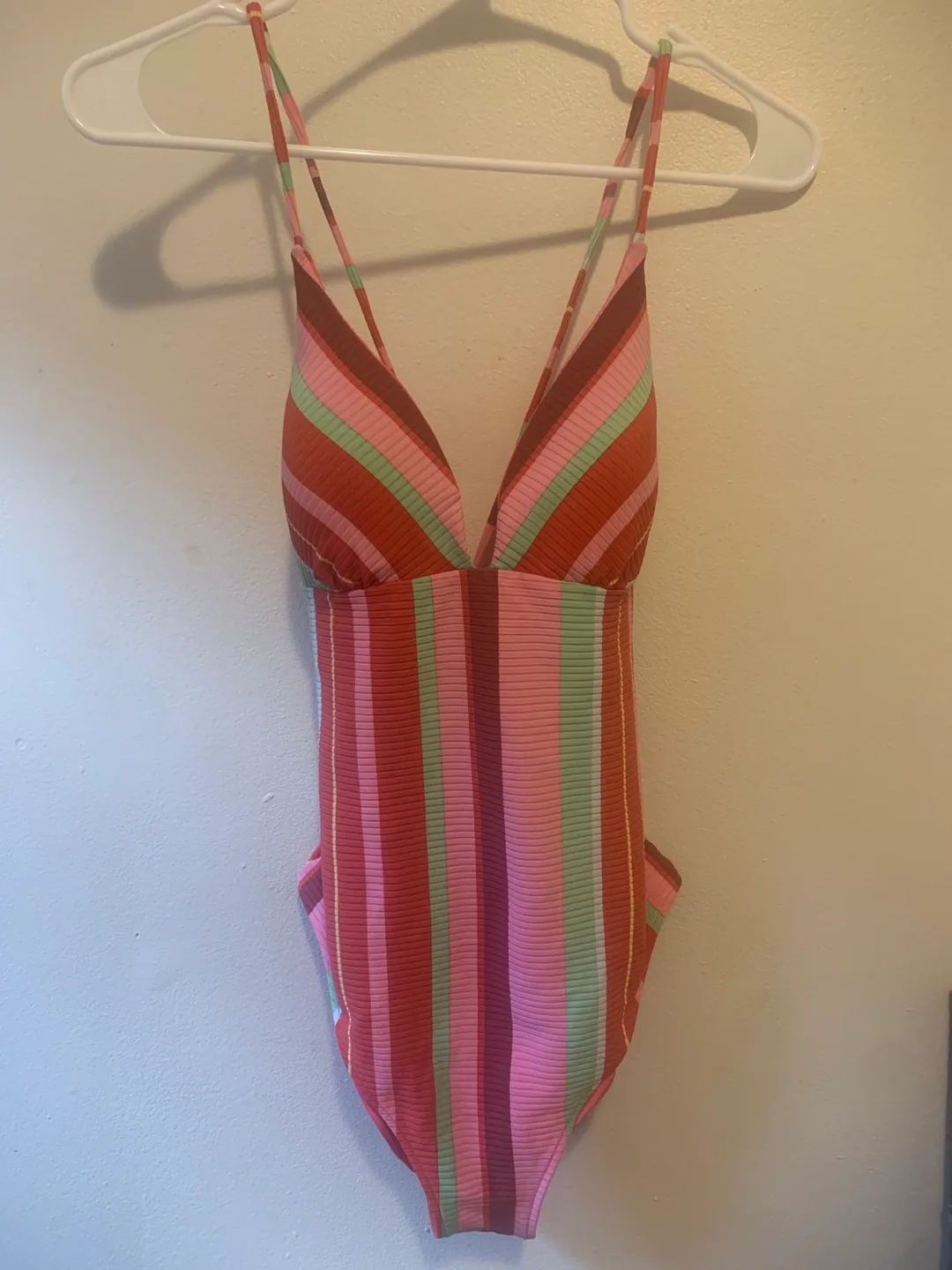 Striped One-Piece Swimsuit thumbnail