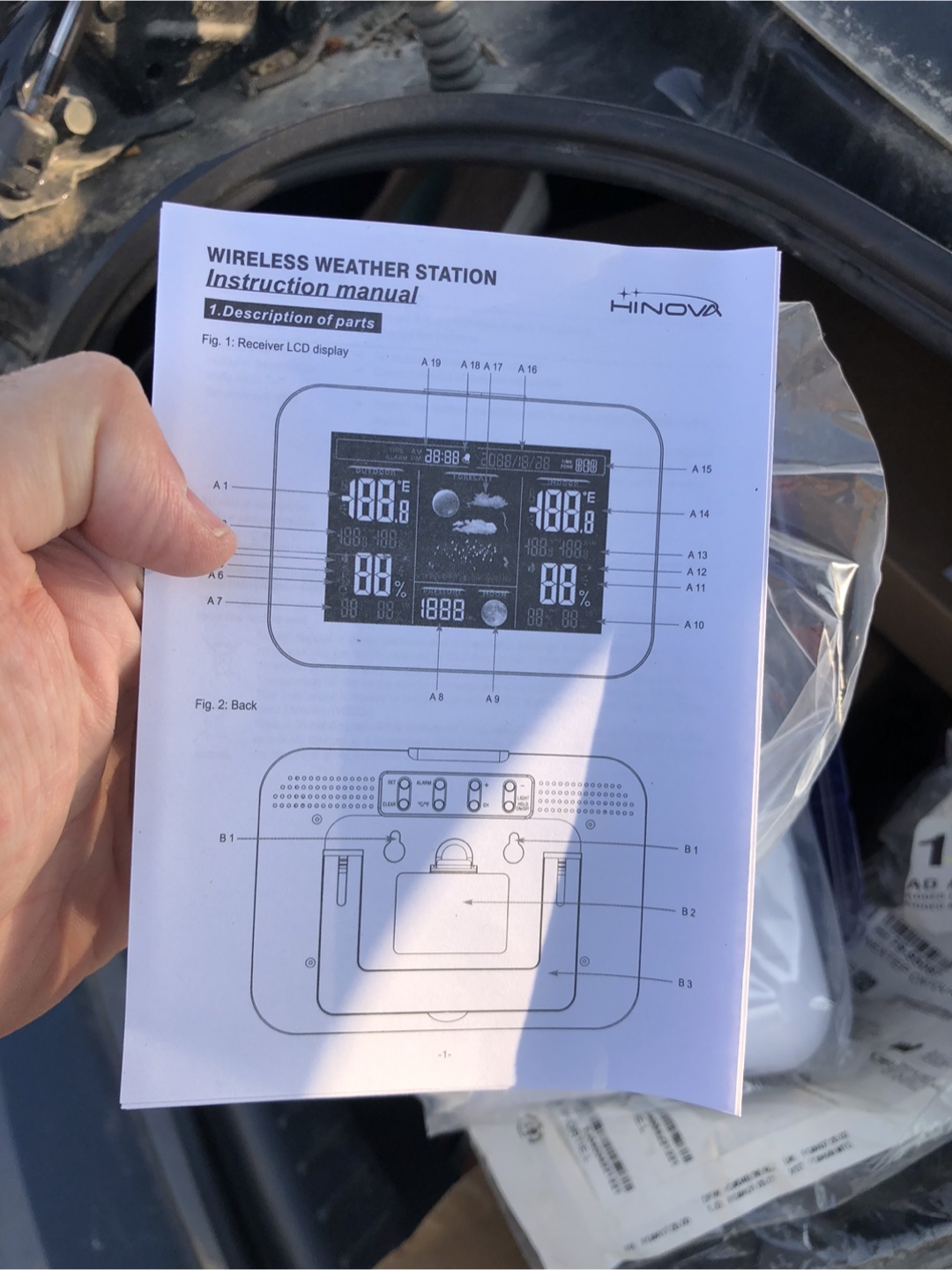 Hinova Wireless Weather Station - New in Box! - photo 2