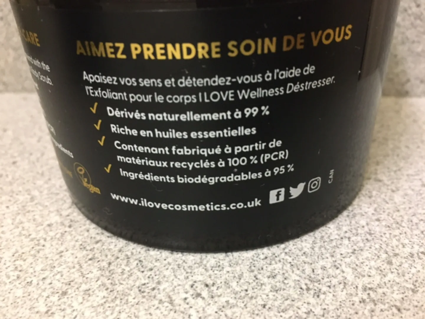 I LOVE Wellness De-Stress Body Scrub thumbnail