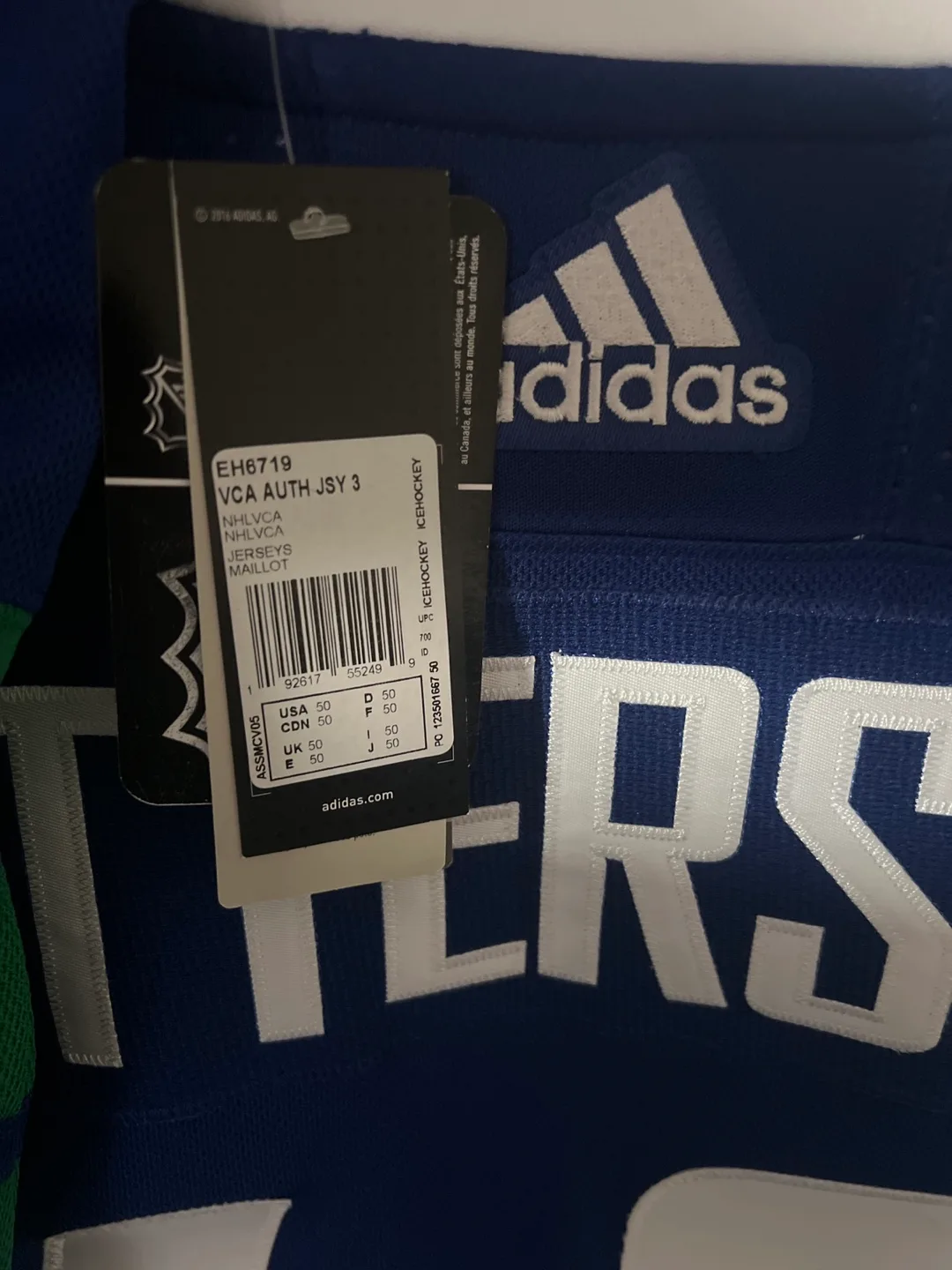 Adidas Vancouver Canucks Elias Pettersson Jersey image indicator(4)