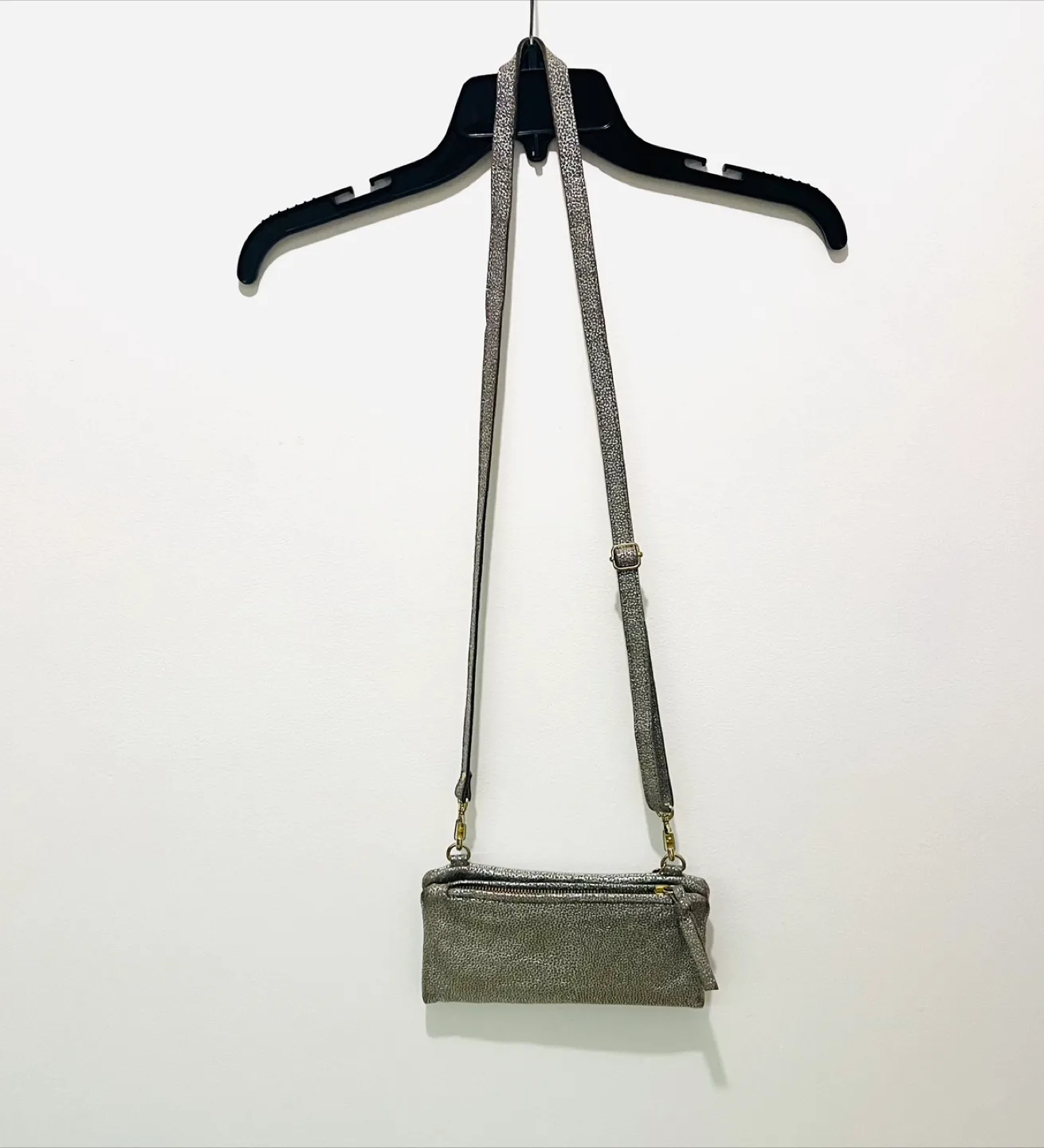 Designer Bag - Craie Studio  - Grey / Silver Textured Leather thumbnail
