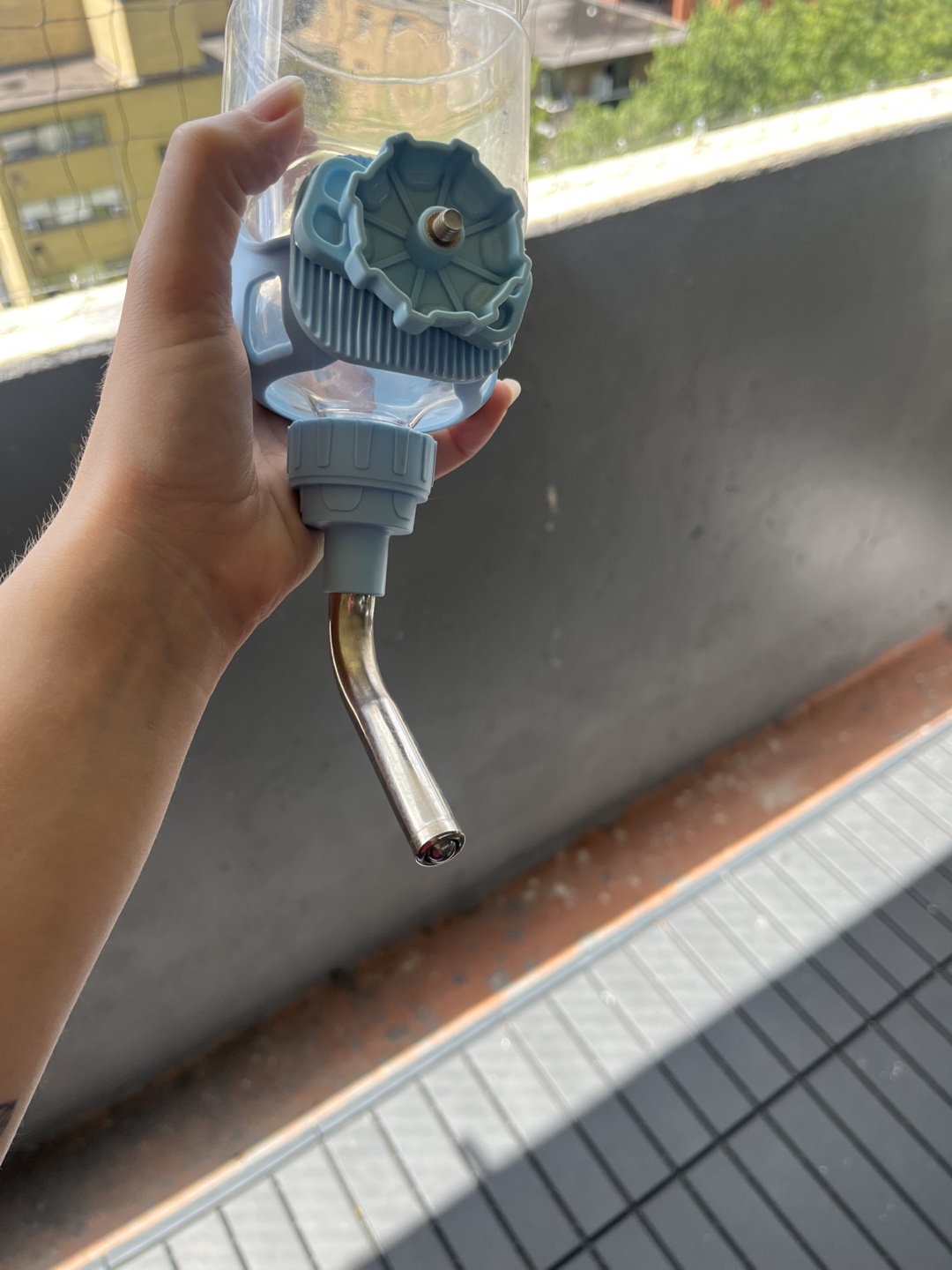 Small rodent Water Bottle dispenser - Blue - photo 2