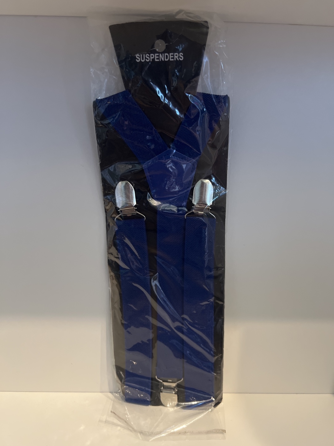 Blue Suspenders for men
