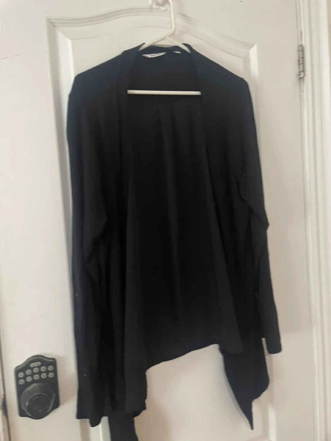Black Sweater w/see thru back thumbnail
