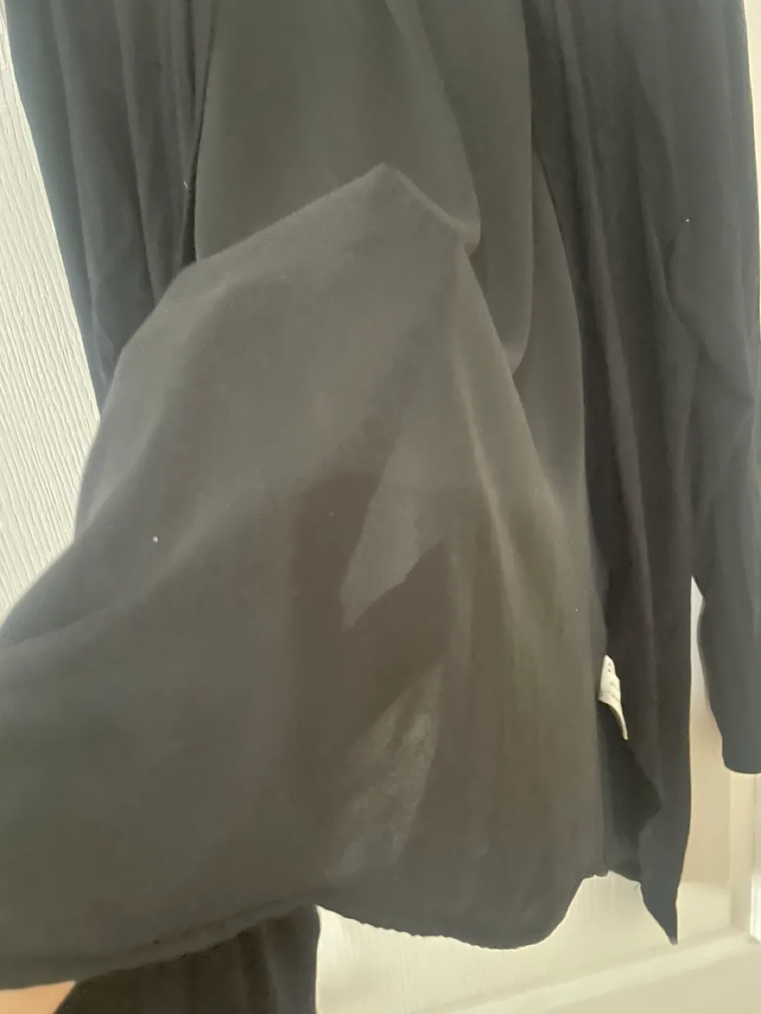 Black Sweater w/see thru back image indicator(2)