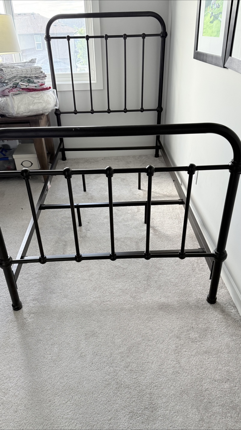 Black Metal Bed Frame