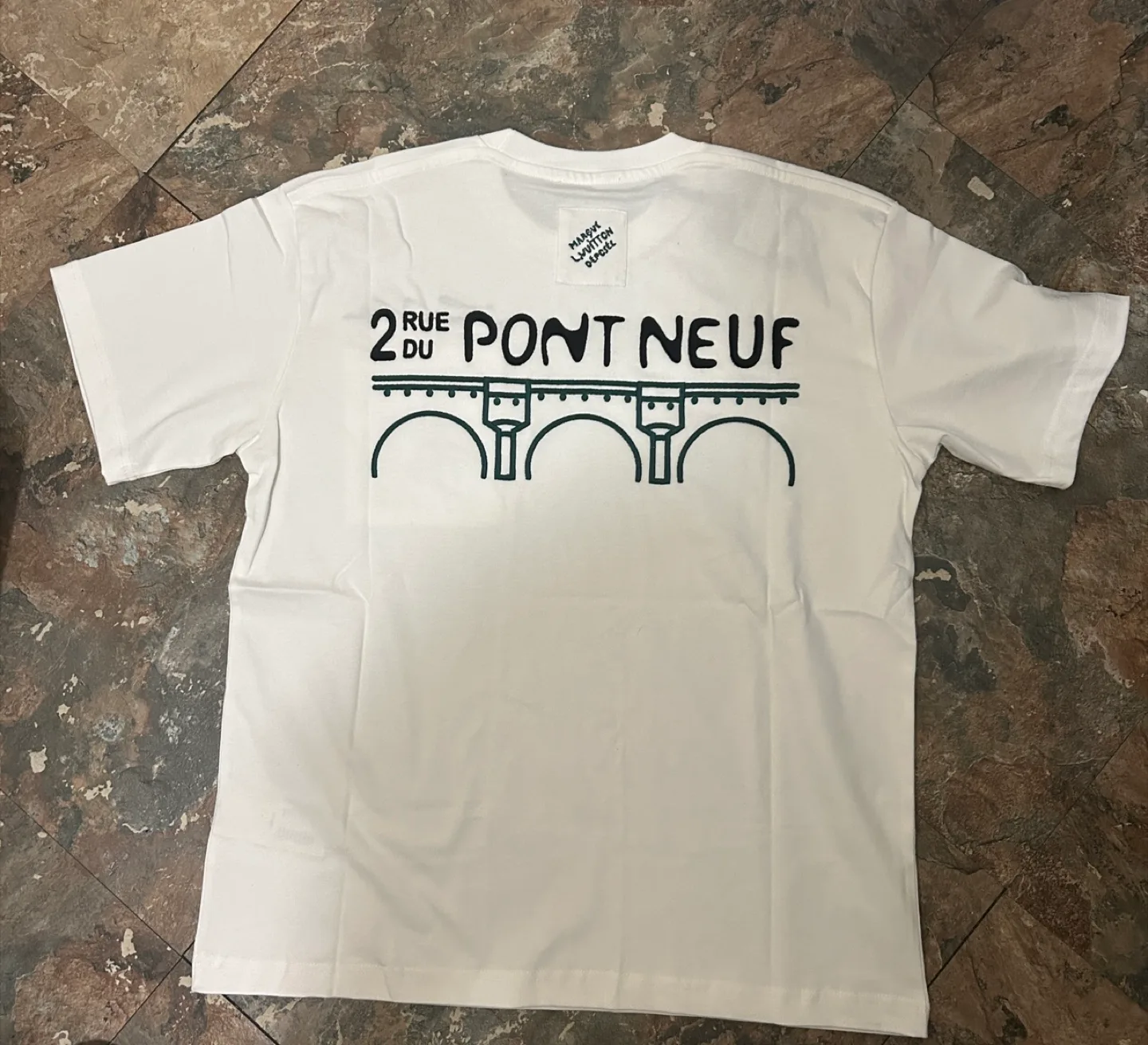 Authentic Louis Vuitton Men's Eiffel Tower Cotton Shirt Size M thumbnail