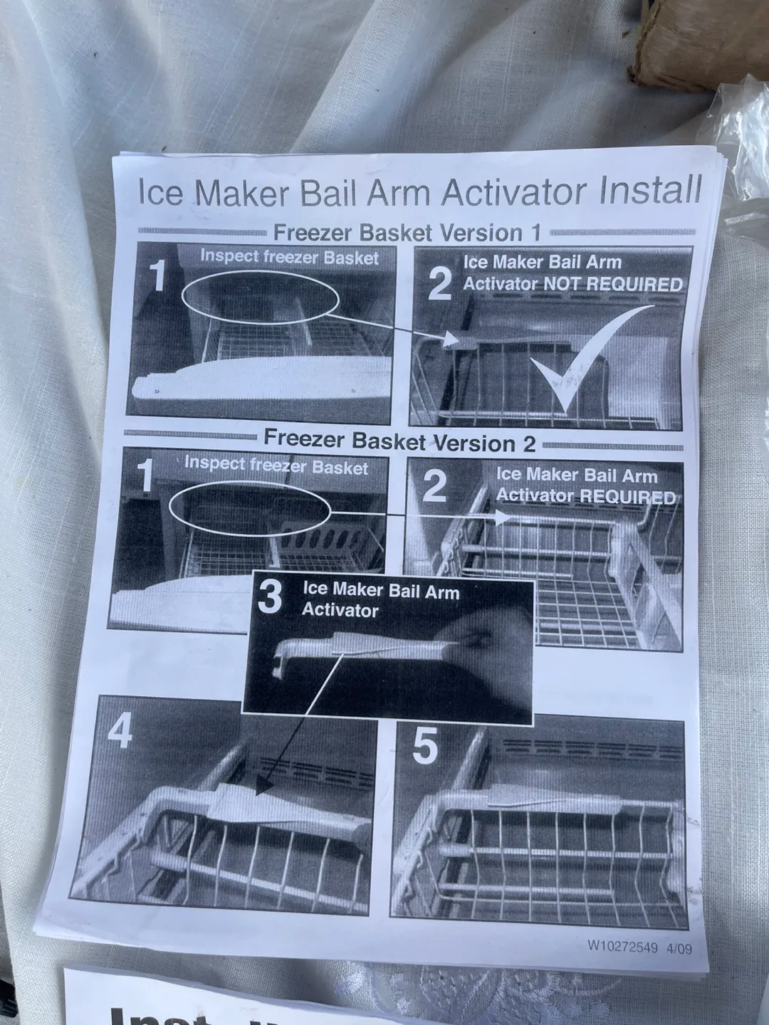 Whirlpool W10261234 Ice Maker Kit image indicator(6)