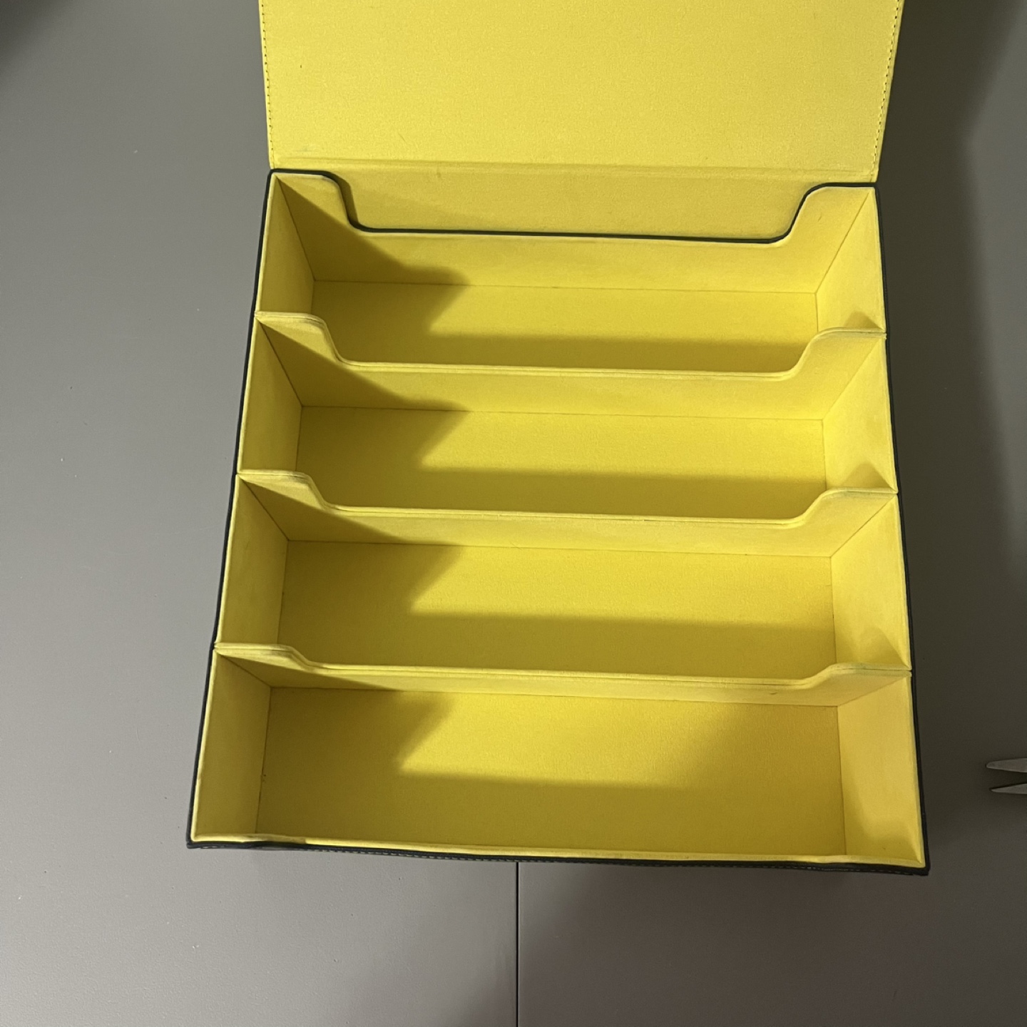 Navy Blue Card Storage Box - photo 2