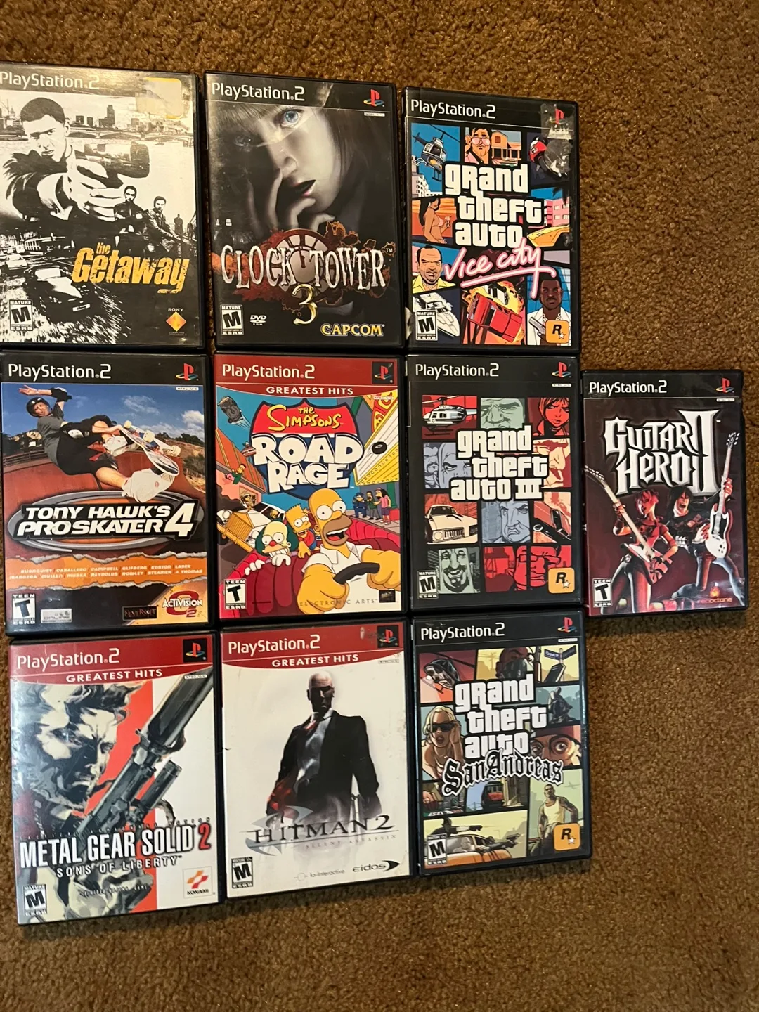 Lot of 10 PlayStation 2 (PS2) games thumbnail
