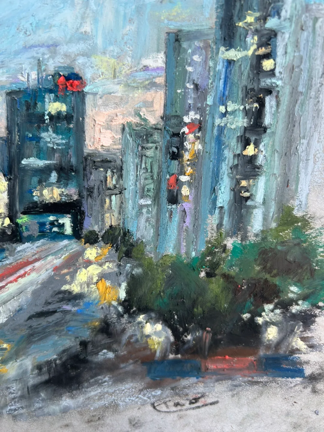 “Downtown” Original Pastel Painting image indicator(6)