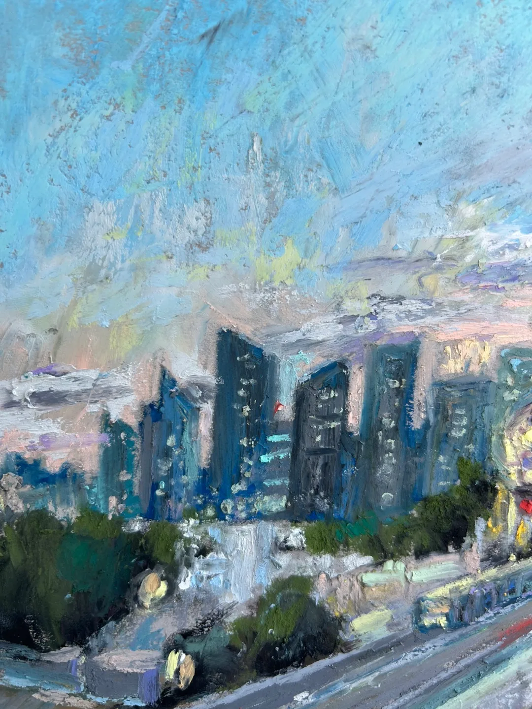 “Downtown” Original Pastel Painting image indicator(3)
