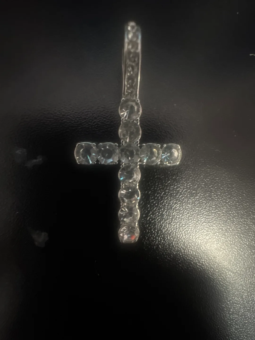 moissanite Cross Pendant thumbnail