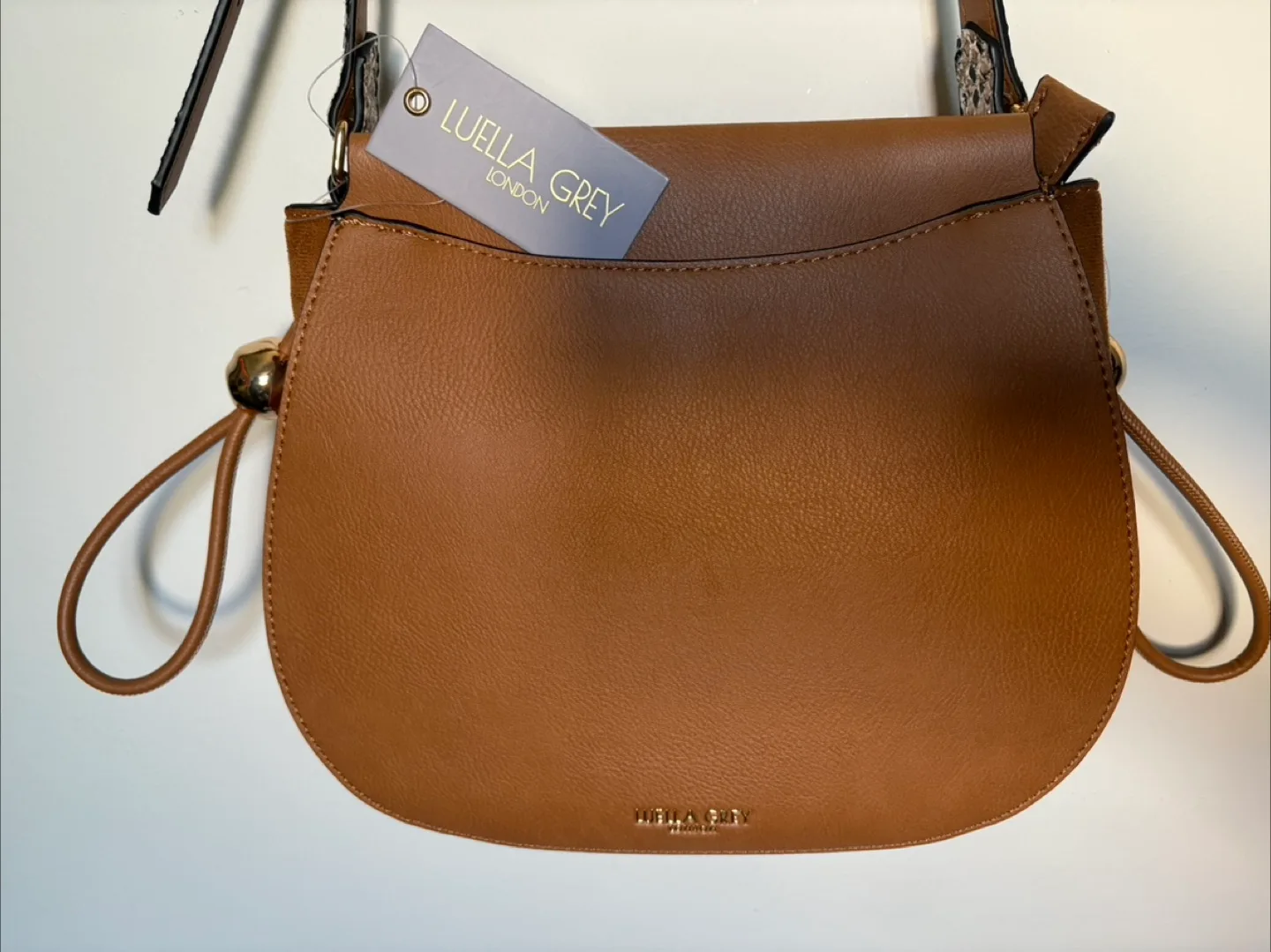 Luella Grey London Cecily Camel Crossbody Bag thumbnail