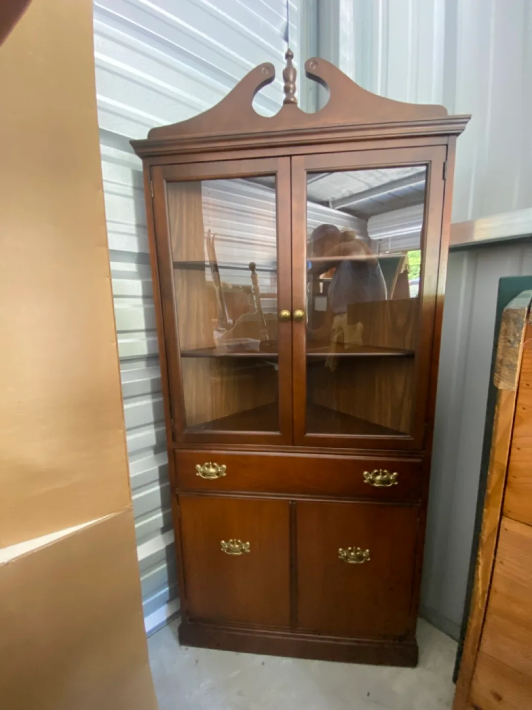 Hepworth Furniture Co. Corner Display Cabinet thumbnail