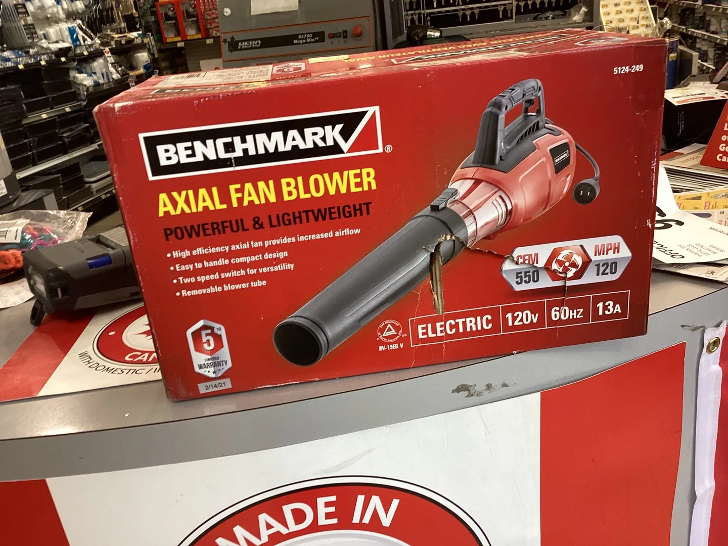 Benchmark Axial Fan Blower - Powerful & Lightweight thumbnail