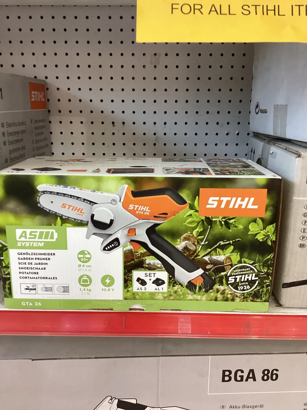 Stihl GTA 26 Cordless Garden Pruner - Like New! thumbnail