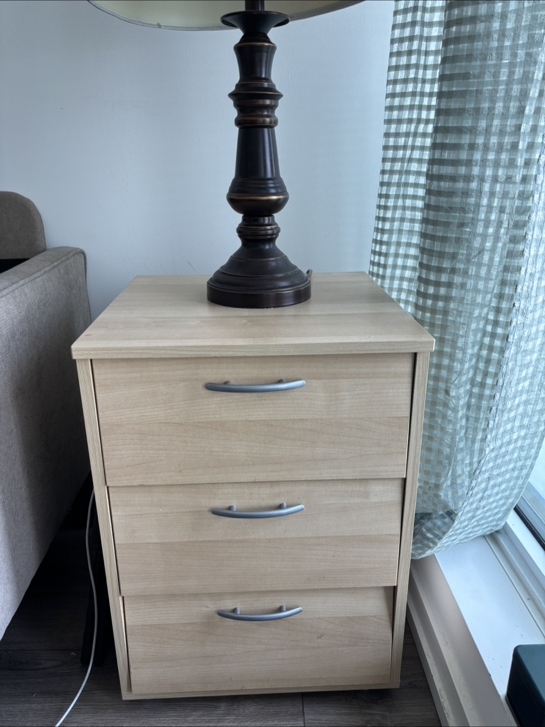 3-Drawer Bedside Table
