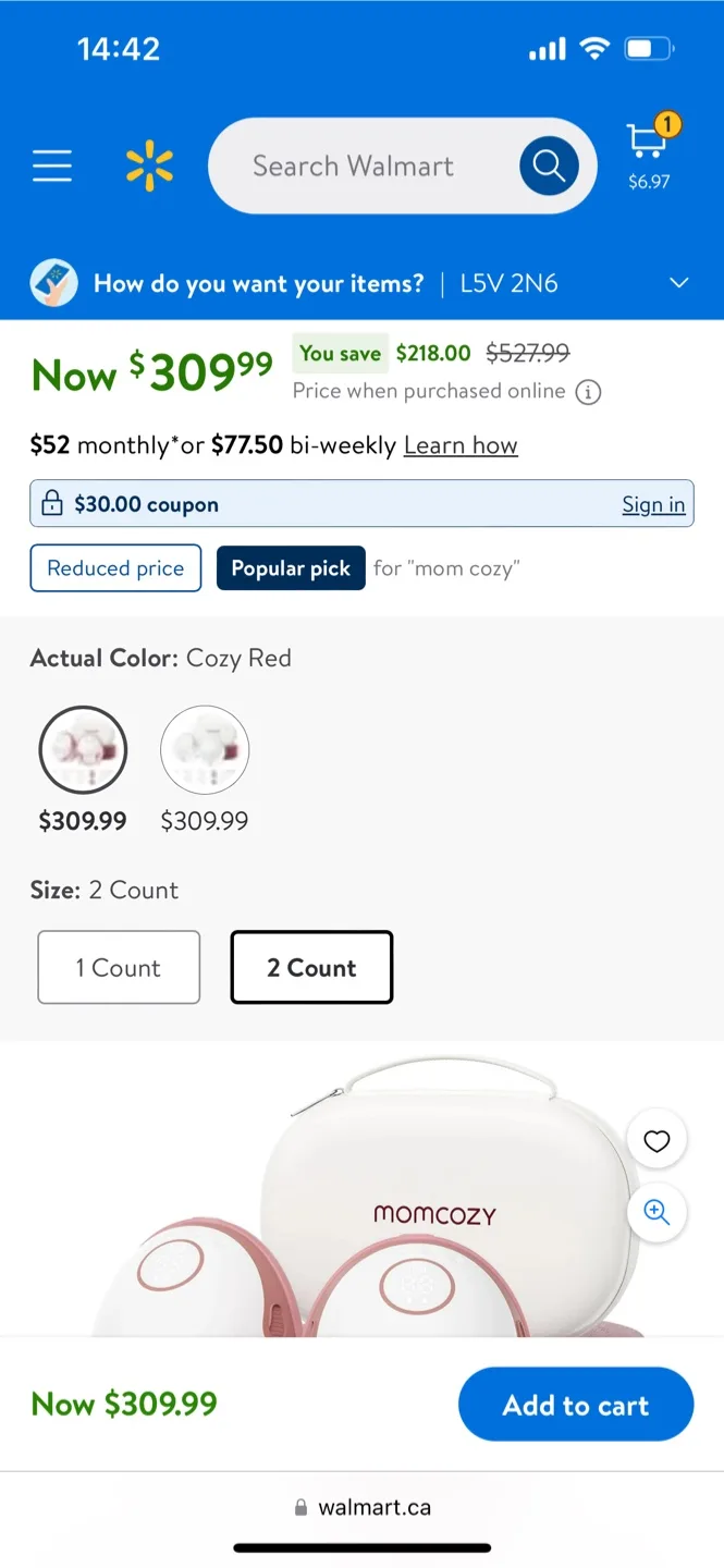 Momcozy Mobile Style Hands-Free Breast Pump image indicator(6)