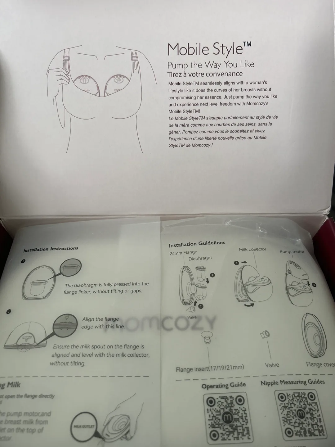 Momcozy Mobile Style Hands-Free Breast Pump image indicator(2)