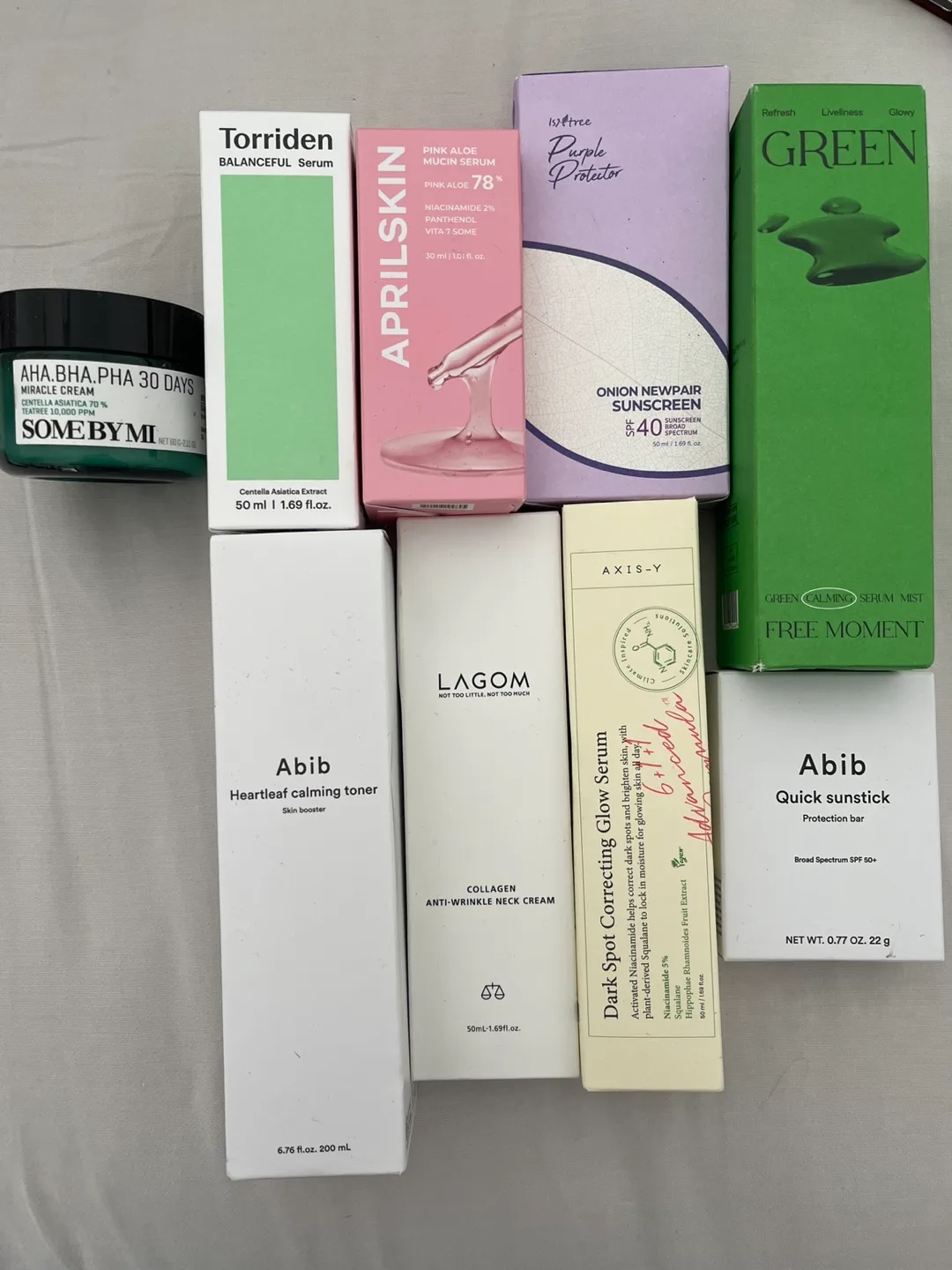 Korean Skincare- sunscreen, moisturiser, serums thumbnail