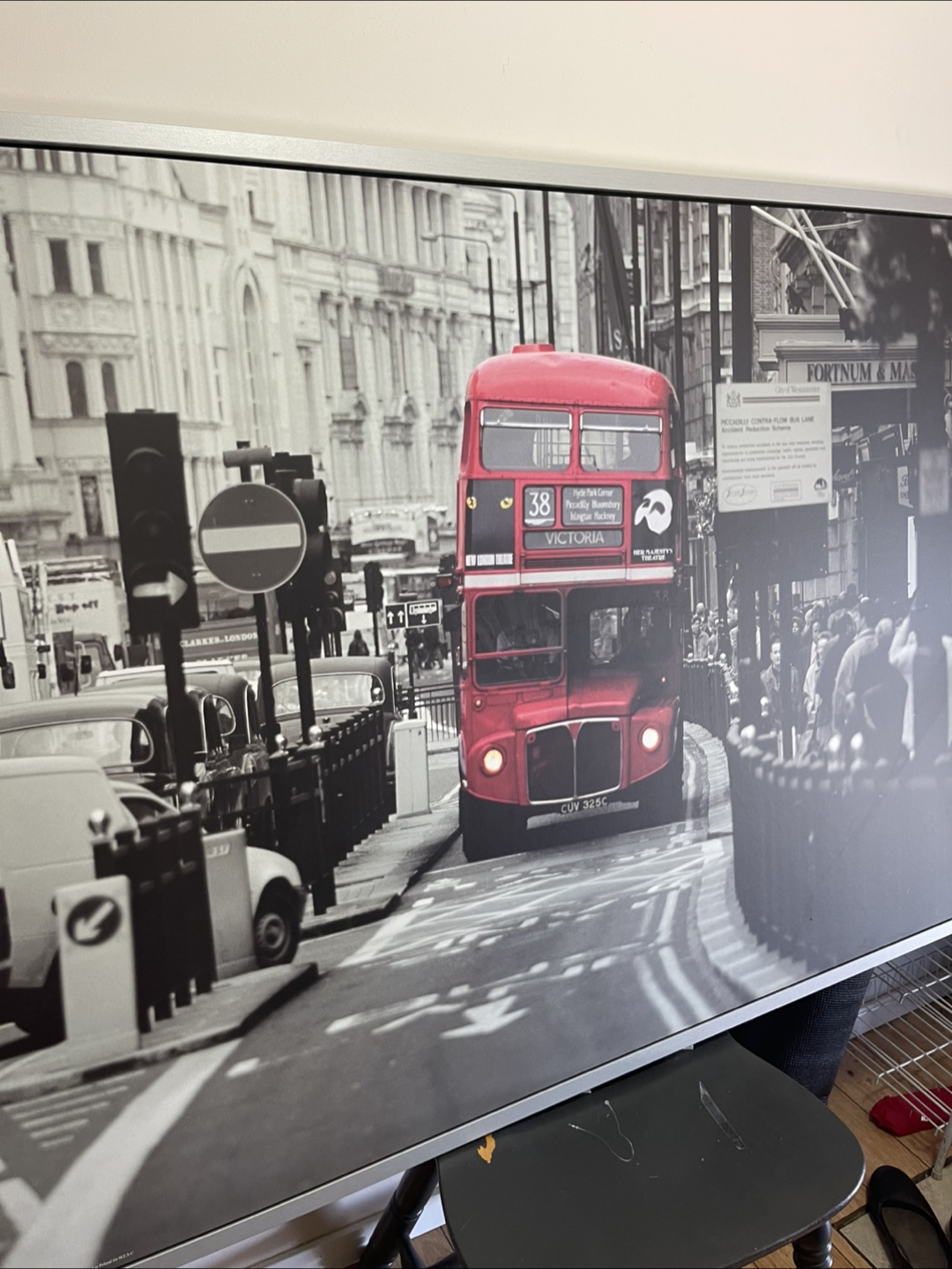 IKEA VILSHULT Picture, London Bus, 55x39"