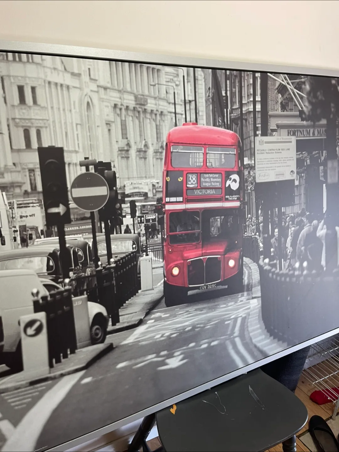 IKEA VILSHULT Picture, London Bus, 55x39" thumbnail