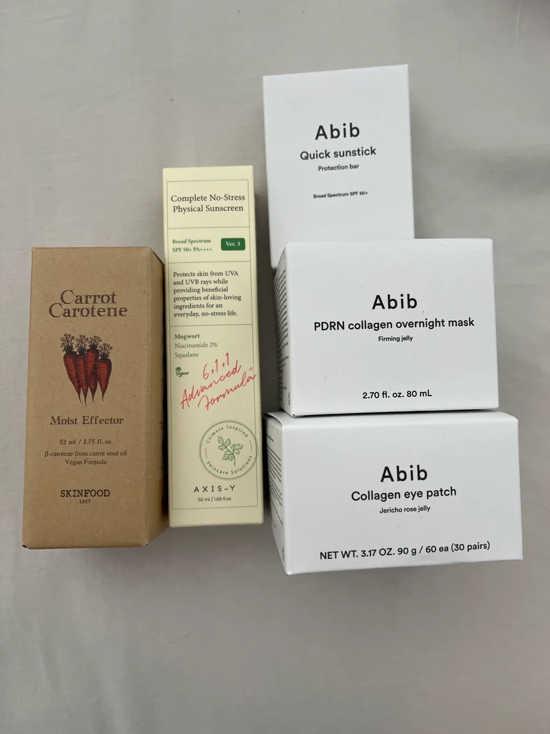Korean skincare - serum, sunscreen, PDRN mask, eye patches thumbnail