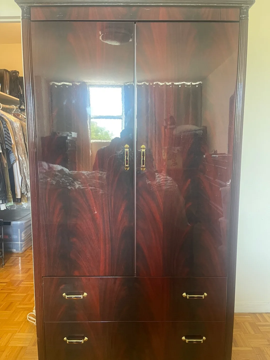 Wooden Armoire Wardrobe image indicator(7)