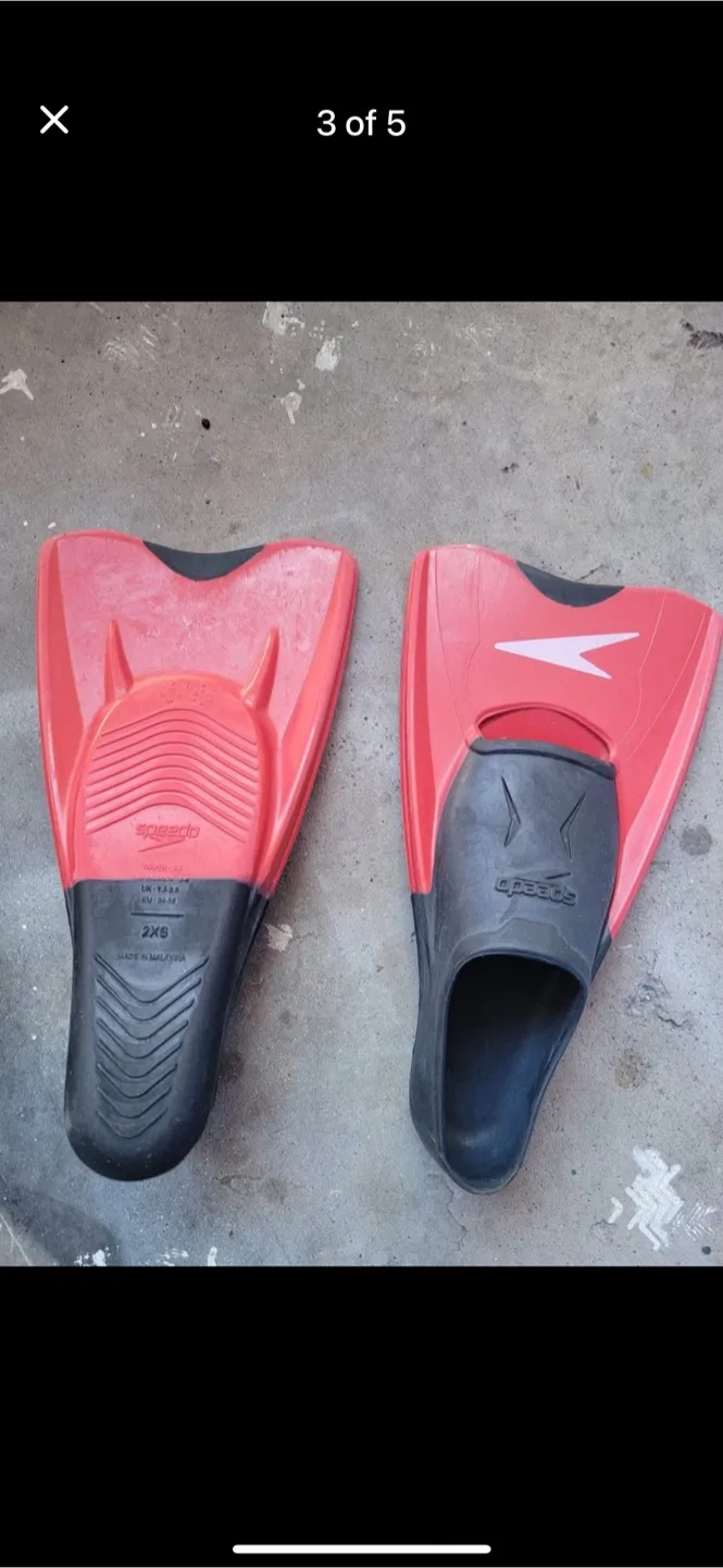 Speedo Swim Fins - Youth 2-3 / US Women 3.5 image indicator(3)