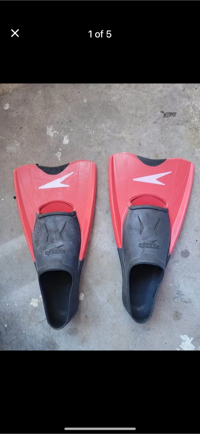 Speedo Swim Fins - Youth 2-3 / US Women 3.5 image indicator(2)