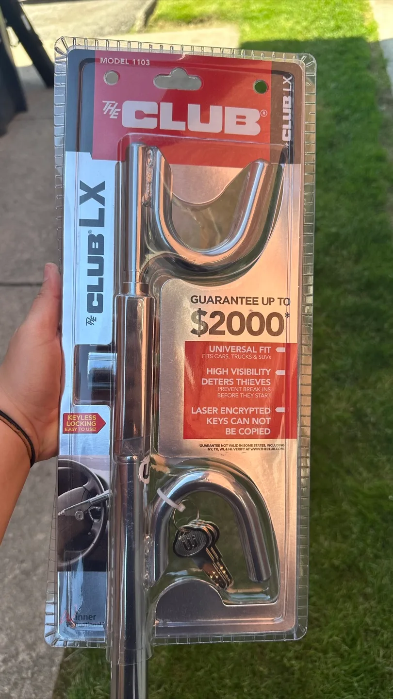 The Club LX Model 1103 - Steering Wheel Lock (New) thumbnail