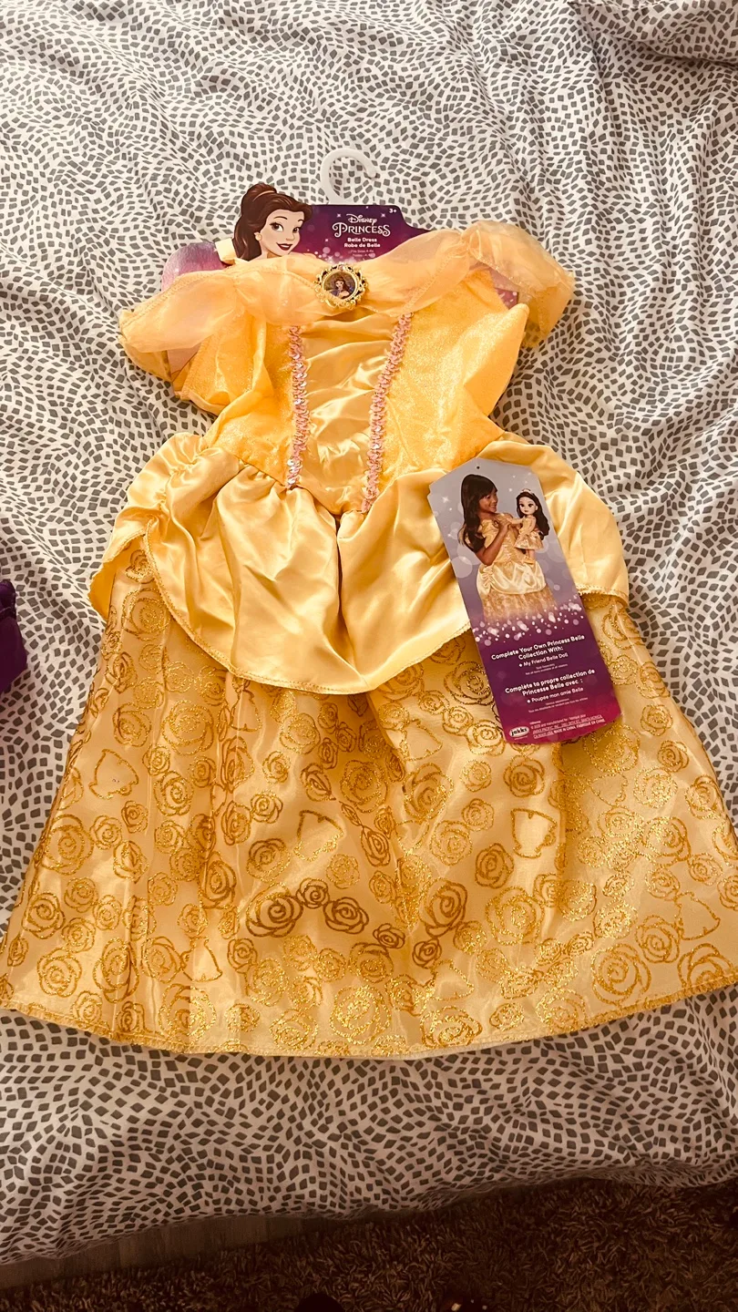 Disney Princess Belle Dress - Size 3+ thumbnail