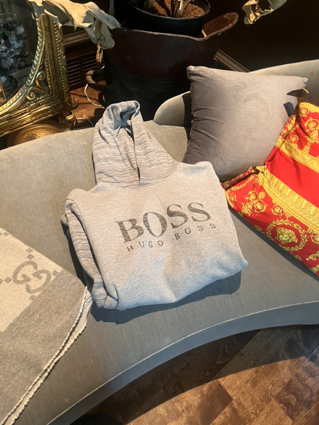 Hugo Boss Grey Hoodie - photo 3