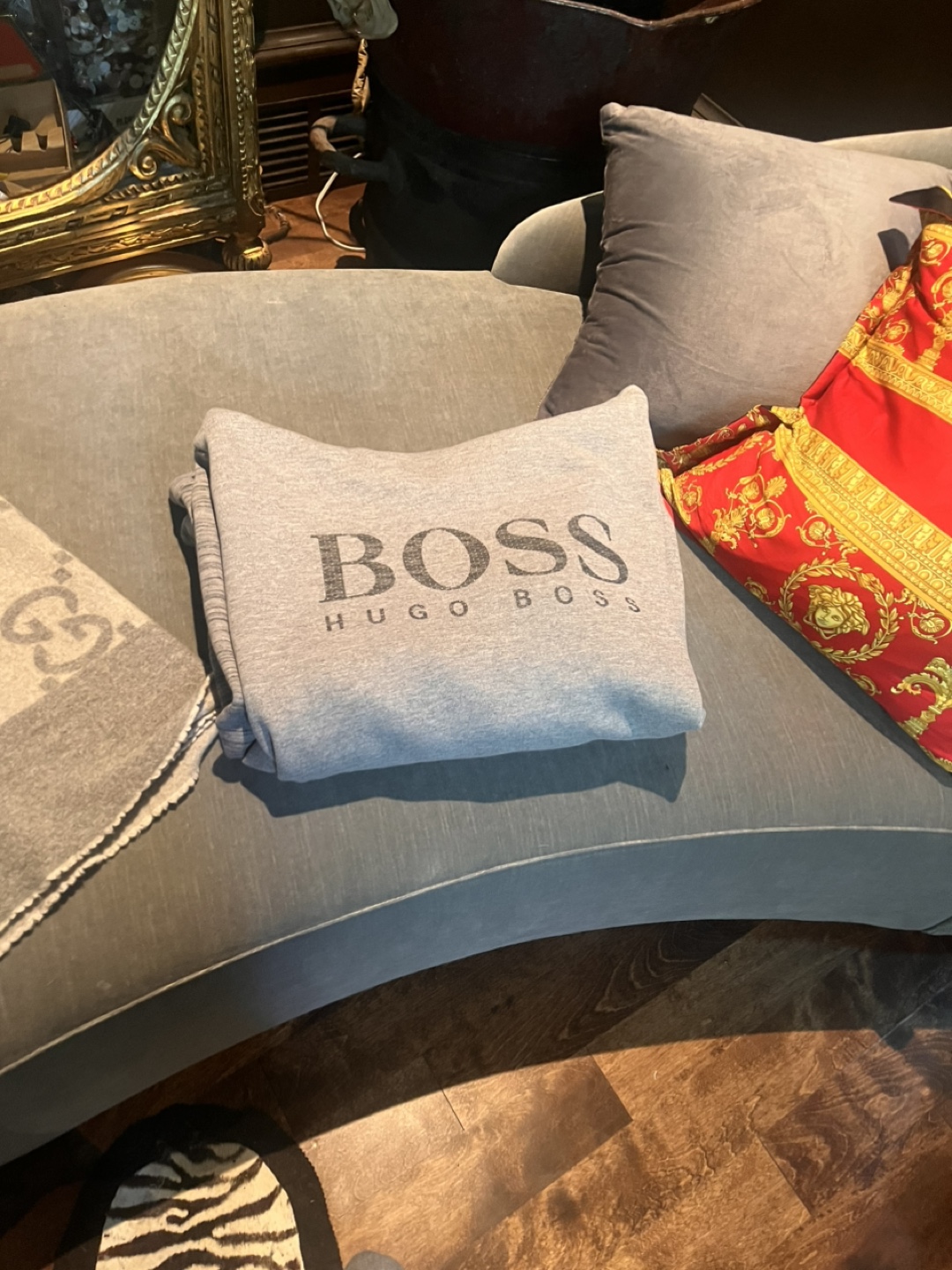 Hugo Boss Grey Hoodie