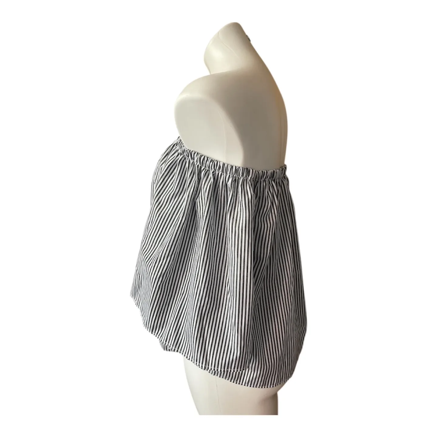 NEW Y2K Off The Shoulder Top Striped Top image indicator(10)