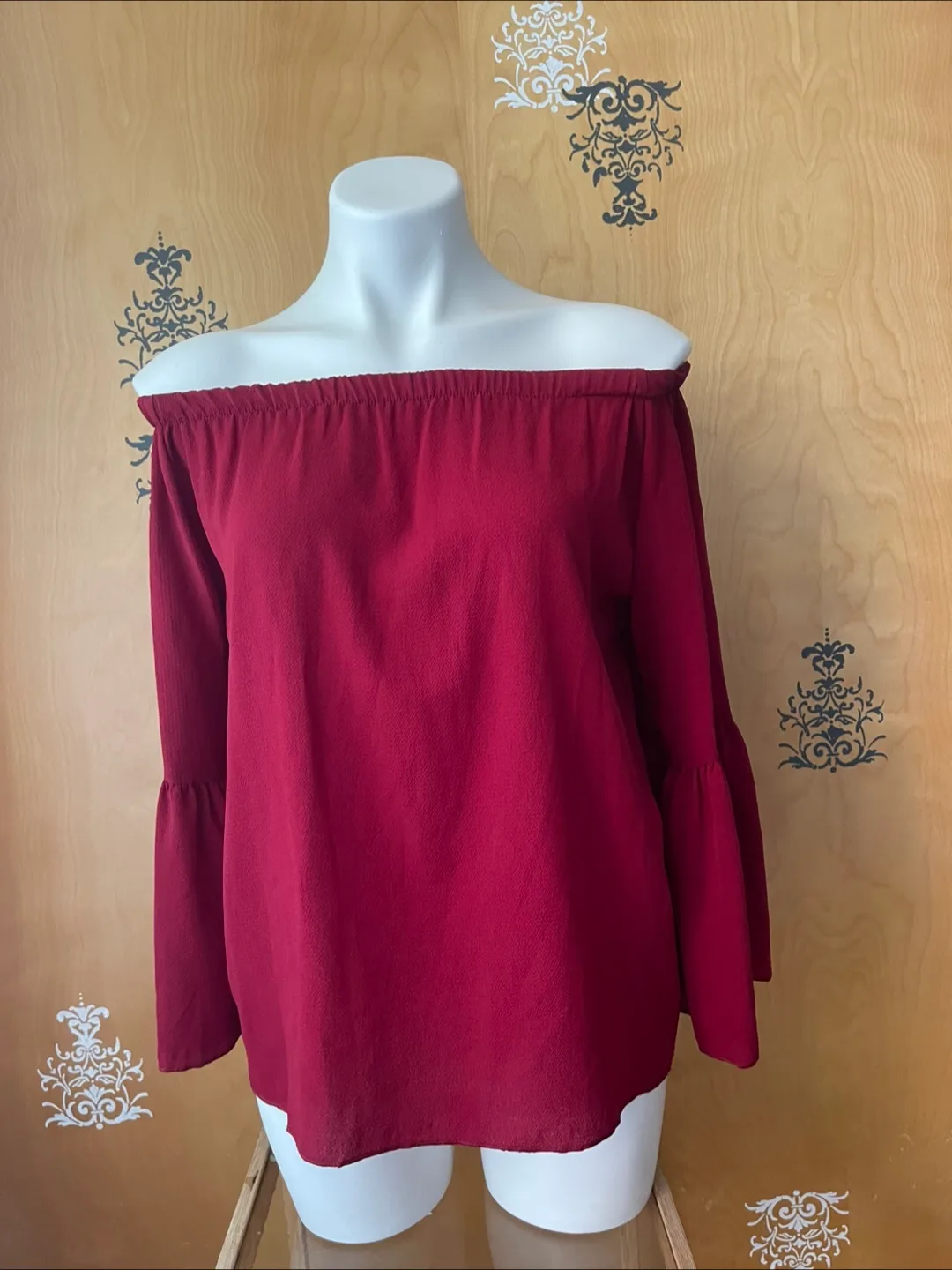 NEW Y2K Style Off The Shoulder Blouse S/M image indicator(9)