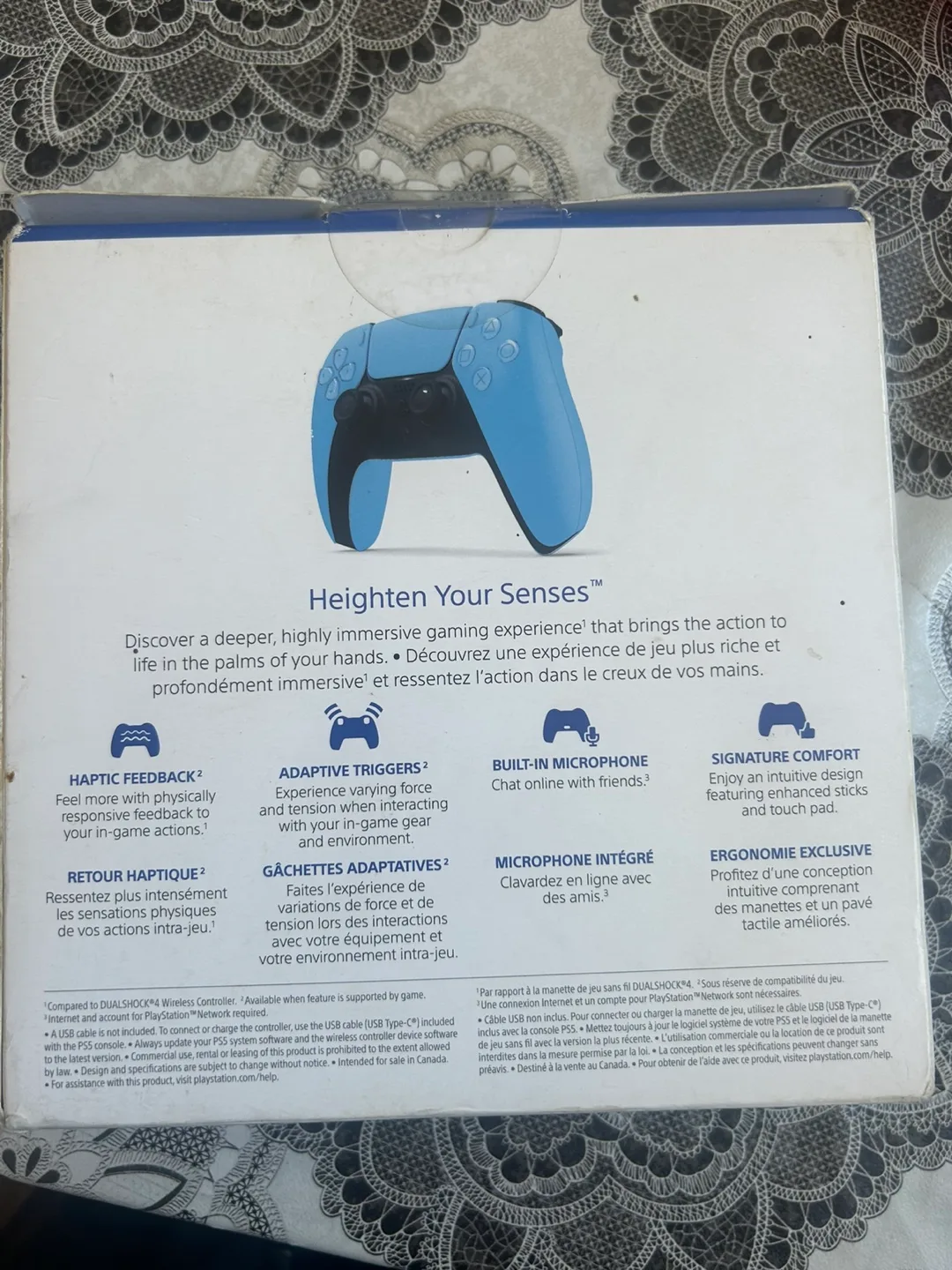 New Sony PS5 DualSense Wireless Controller - Blue image indicator(3)