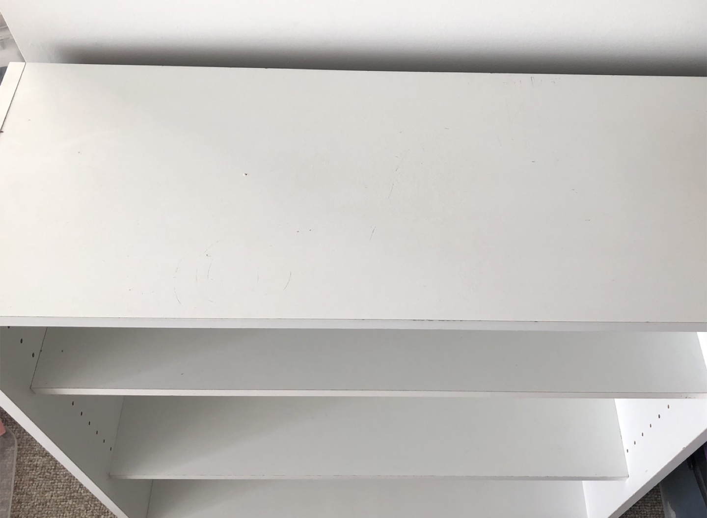 White Bookshelf | Shelving Unit - photo 2
