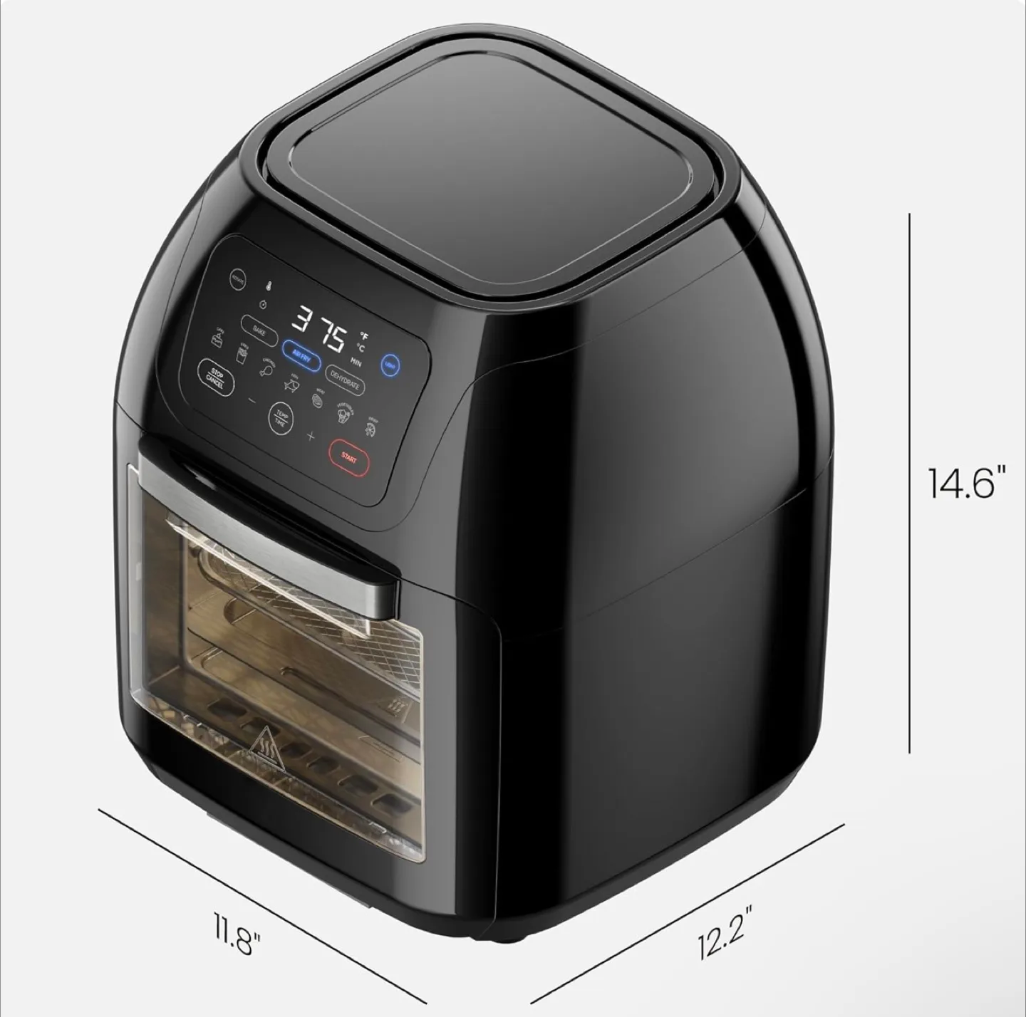 Chefman 10 Qt Air Fryer Oven image indicator(10)