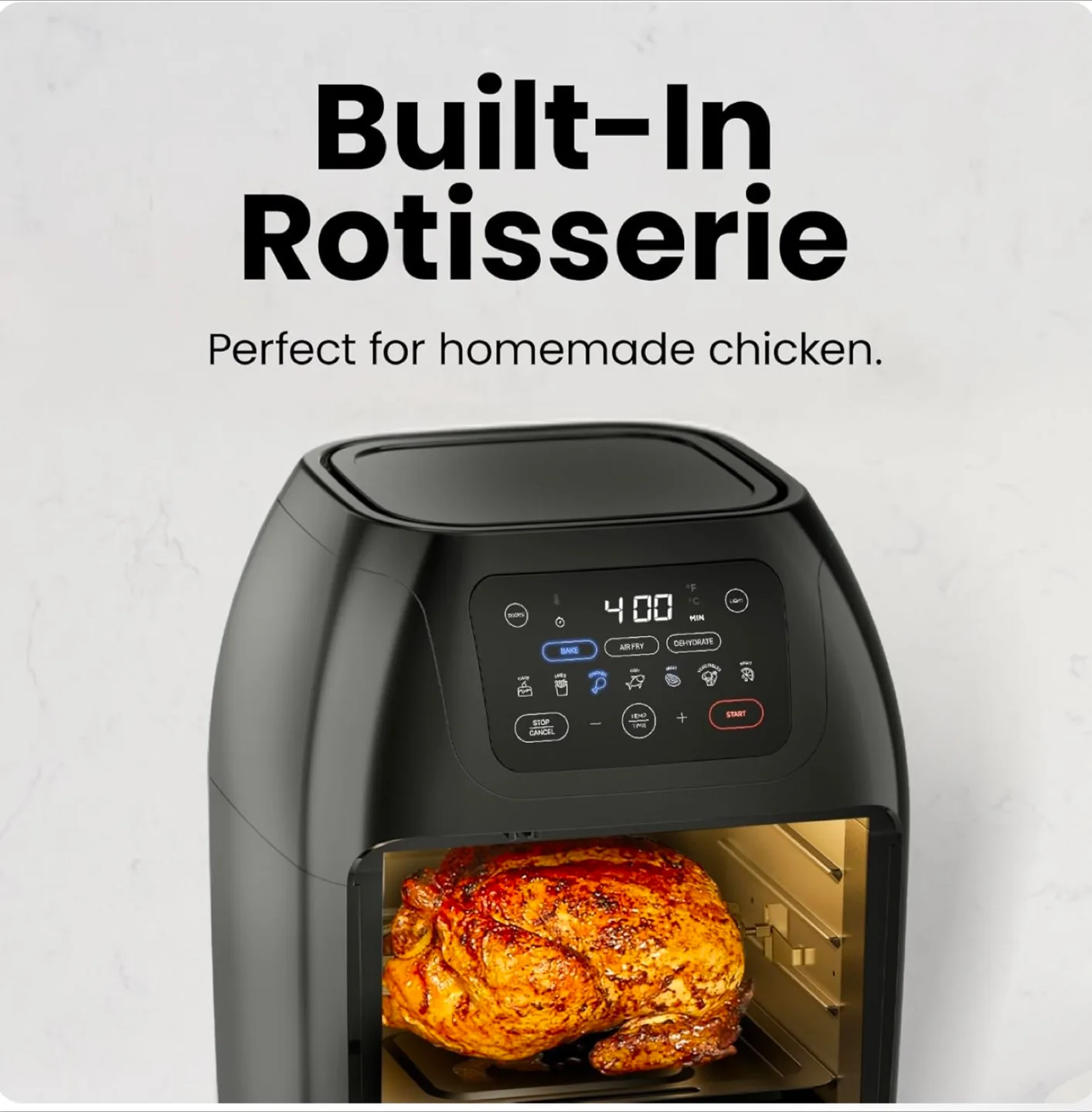 Chefman 10 Qt Air Fryer Oven image indicator(7)