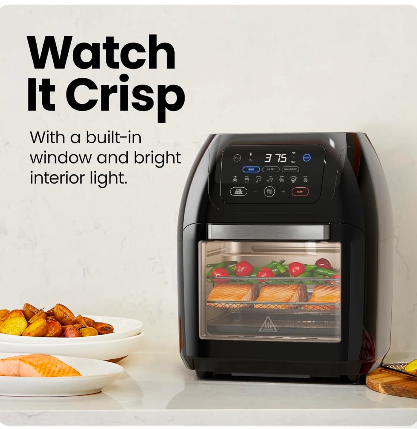 Chefman 10 Qt Air Fryer Oven image indicator(8)