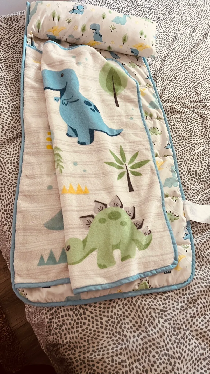 Dinosaur blanket with Pillow thumbnail